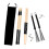 2Sets Multi-Purpose Drum Kit Stick Set with Wire Brush and Tuning Keys 1