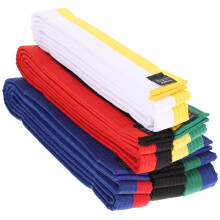 6Pcs Colorful Cotton Martial Arts Training Belts for Karate Taekwondo
