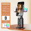 Q02 360 Rotation Gimbal Stabilizer Selfie Stick Desktop Face Tracking Gimbal with Remote Shutter Holder  Light 1