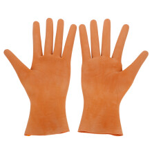 4Paren Paar Halloween Latex Handschoenen Chocolade Gothic Cosplay