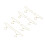 Percha para ropa de muñecas - Hierro dorado mini, 4x2.5cm 14