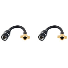 2X Truck Air Tank Air Intake Connector Connecting Pipe Truck Air Pipe Dust Blowing Pipe for Truck Trailer Air Tank