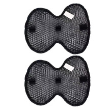 6St Professioneel Zwart Helm Voering Pad Ademend Beschermend
