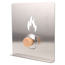 Zilveren Rvs Stove Wind Protector Branderbeschermer Voor Buiten