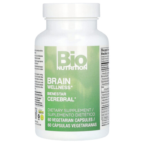Bio Nutrition, Brain Wellness, 60 Vegetarische Kapsules 2