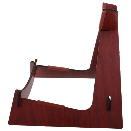 5St Compacte Ukulele Vloerstandaard Bruin Draagbaar & Stevig