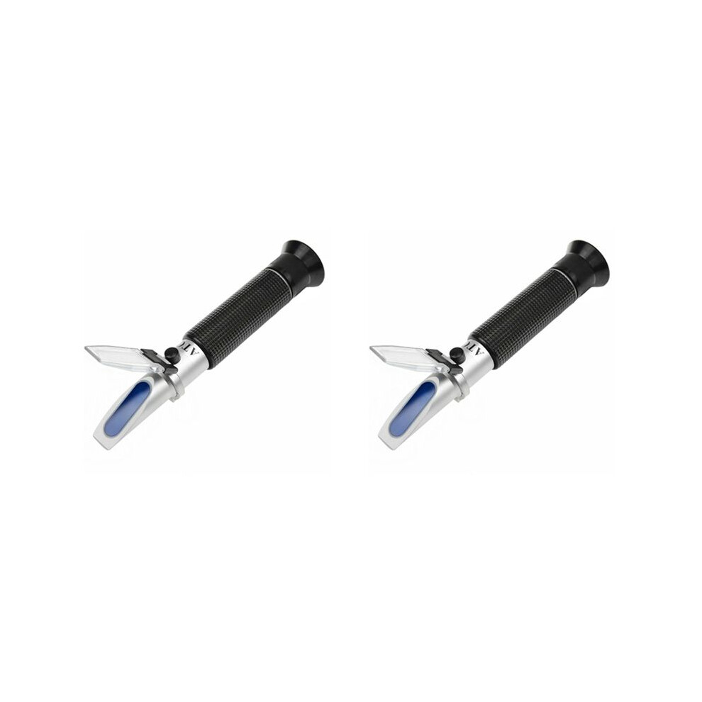 2X Salinity Refractometer For Seawater And Marine Fishkeeping Aquarium 0-100 Ppt With Automatic Temperature Compensation 4712217679349
