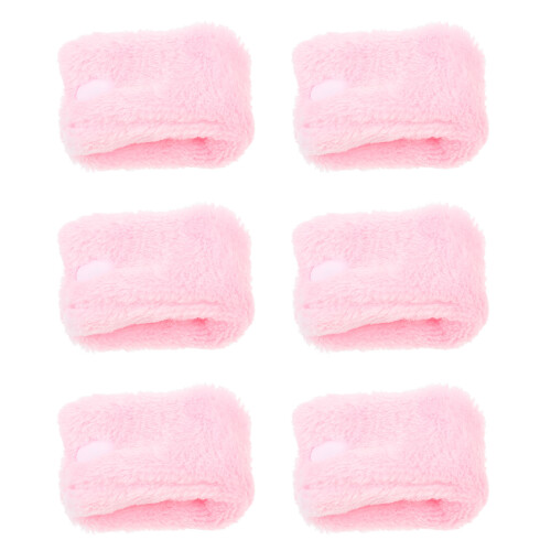 12St Roze Slapend Haarrollers Coral Fleece Haarstyling Set