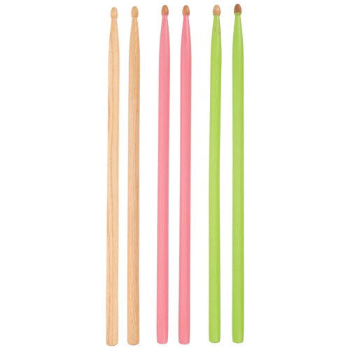 9Paren Paar Drumsticks Hout Beginners Grip En Duurzaam