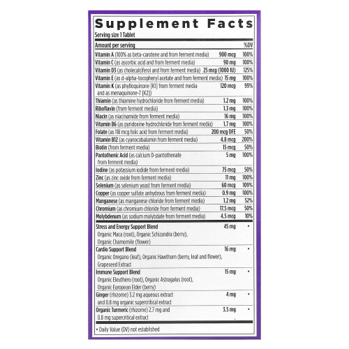 New Chapter, One Daily  Every Man's Multivitamin, 72 Vegetarian Tablets 1