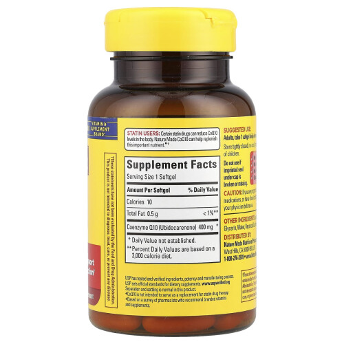 Nature Made Nature Made, CoQ10, 400 mg, 40 Softgels 1