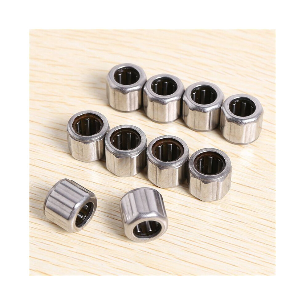 40Pcs Needle Bearing Hf081412 Outer Ring Octagon One-Way Needle Roller Bearing 8X14x12mm For Manufacturing Industry 4713377822057