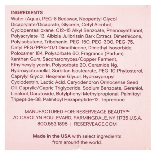 Reserveage Beauty, Skönhetsserande ansiktskräm, 1,7 oz (50 ml) 2