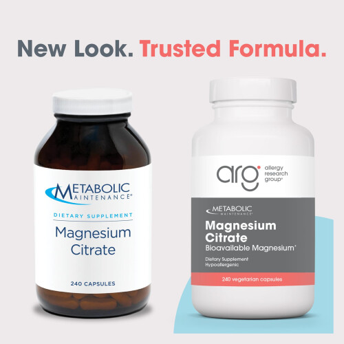 Metabolic Maintenance, Magnesium Citraat, 240 Capsules 2