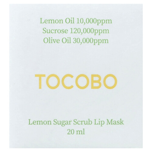 Tocobo, Λεμόνι Ζάχαρη Σκρέμπη Λιπογλυκερίνη, 20 ml 2