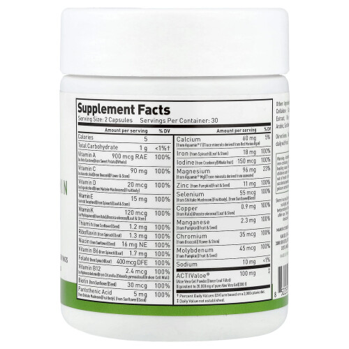 Kaged, MultiVitamin, 60 Veggie Capsules 1