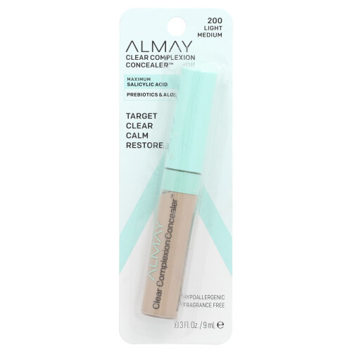 Almay, Clear Complexion Concealer, 200 Licht Medium , 0.3 fl oz (9 ml) 1