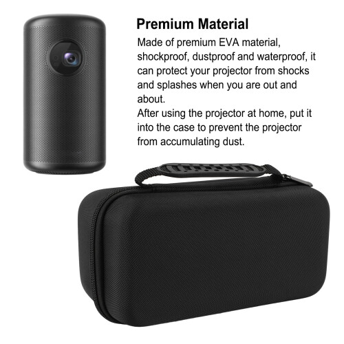 Dustproof Hard EVA Projector Case with Portable Handle for HY300 HY320 2