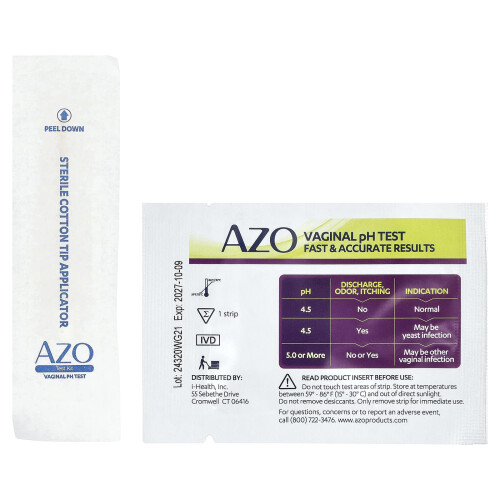 AZO, Test Strips Vaginal pH, 2 Tests 2