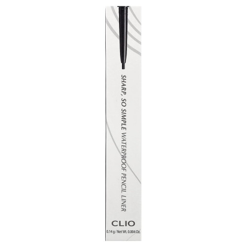 Clio, Σκληρός, So Simple Waterproof Πενσιλ Λινέρ, 01 Μαύρος, 0.004 oz (0.14 g) 1