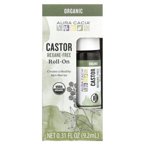 Aura Cacia, Aplicator, Castor, 0,31 fl oz (9,2 ml) 1