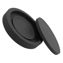 Chinese Inkstone Round Natural Stone Ink Well with Moisture Control Lid for Calligraphy and Painting