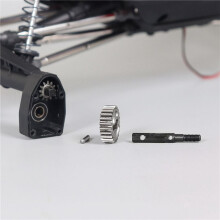 12 Pcs Hard Steel Front Rear Portal Stub Axle Drive Gear Shaft for Axial Capra Currie F9 Axle SCX10 III AR45 Axle
