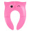 3Pièces Wc Pliable Rose En PP, Confortable Facile À Nettoyer 1