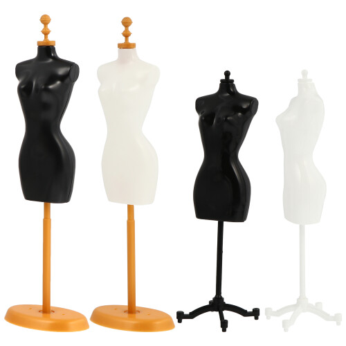 8Pièces Porte-Robes Plastique Mannequin Support Robuste