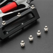 MUQZI 100 PZ Pedali Bulloni MTB Bici da Strada Pedale Fisso Vite Prigionieri Antiscivolo Pin Pedales Parti con Strumento Chiave