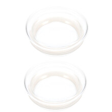 2Pcs Clear Glass Teapot Covers for Home Tea Pot Protective Lids