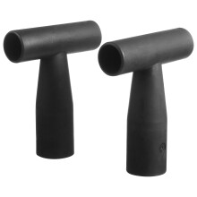 4Pièces Poignées T-Style Noires En Anti-Dérapant Pour Pelles