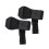 4Pièces Clips Microphone Plastique Universels Noir Durable Pour Micro 1