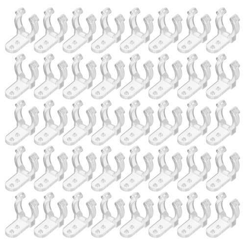 300Pièces Pinces Transparentes LED Pour Fixation Câble En Pièce