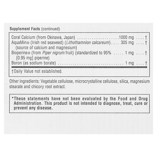 NaturesPlus, Geactiveerd Korst Calcium, 90 Capsules 2