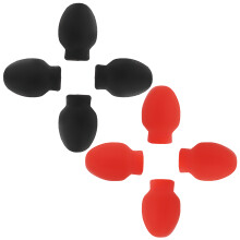 24Pièces Accessoires Percussion Embouts Sourds Silicone Pour Baguettes