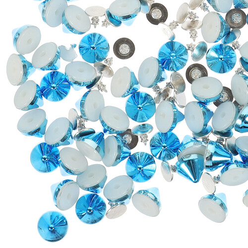 300Pièces Accessoires Rivets Bleu Pour Punk Vêtements