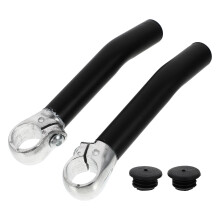 2Paires Guidon Assistant Velo Aluminium Noir Ergonomique