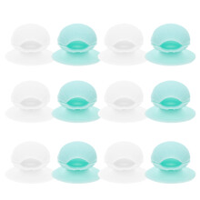 24Pièces Capuchons Brosse Silicone Durables Variées
