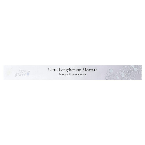 100% PURE, Υπερυψωμένη Μαύρη Σοκολάτα Mascara, Κασσία, 0,35 oz (10 g) 1