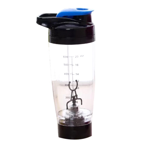 2Pièces Mixer Bottles Bleu 600Ml Portable Usage Cuisine Simple