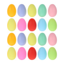 100Pièces Œufs DIY En Plastique Pour Décor Et Jeux D'enfants Pâques