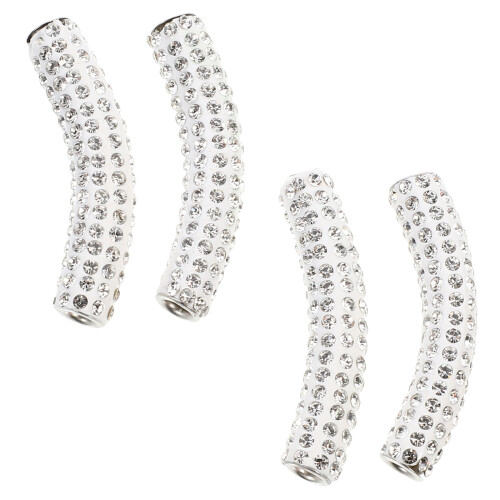 12Pièces Boucles Pour Lacets Métalliques Blanches Décorations Mode
