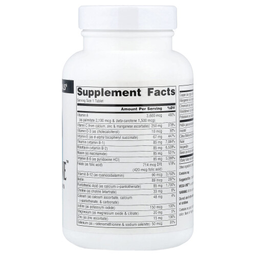 Source Naturals, Mega-One, No Iron, 60 Tablets 1