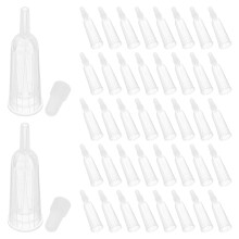 200Pièces Embouts Mini Ampoules Plastique Pour Distribution Liquide
