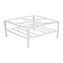 Support De Creuset Nickel-Chrome Argenté Outil Laboratoire