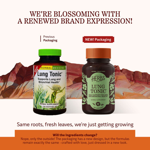 Herbs Etc., Lung Tonic, 120 Softgels 2