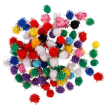 1500Pièces Pompons Doux Multicolores Pour Artisanat Décor Fait Main