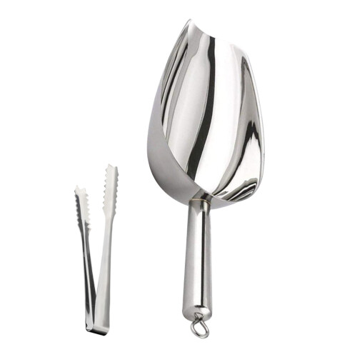 3Ensembles Accessoires Cuisine Acier Pelles Pinces À Glace