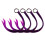 12Pièces Élastiques Queue De Enfant Violet Tresses Déco 1